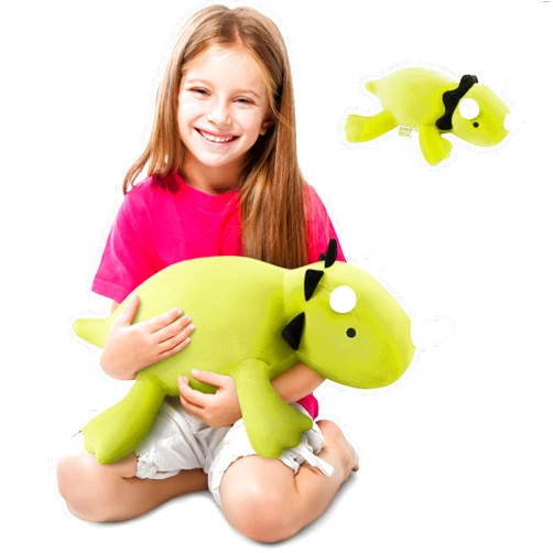 AMILOOL Weighted Dinosaur: 3.5 Pounds Weighted Stuffed Animal w/a Mini Version | Weighted Stuffed Animals for Tactile Joy and Sensory Comfort; Huggable Dinosaur Plush, Cute Dinosaur Stuffed Animal