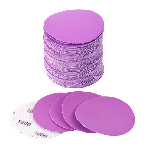 Arilier 3 Inch Sanding Disc 40Pcs, 1000 Grit Sandpaper, Drill Sanding Attachment, Wet Dry Hook and Loop Sandpaper Discs for Random Orbital Sanders, Alumina Sand Paper for Wood, Metal, Automotive