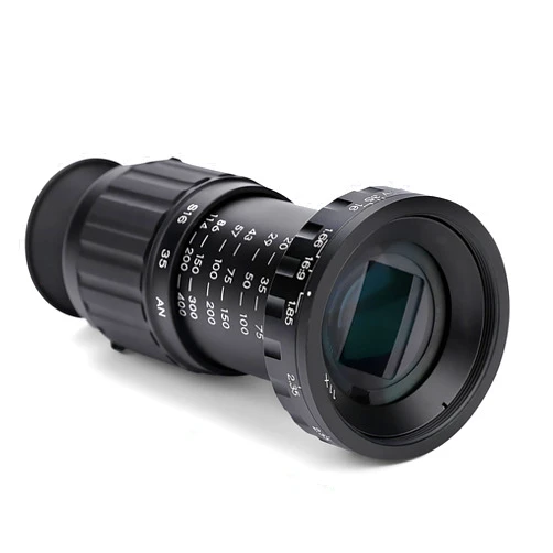Acouto Directors Viewfinder, Acouto Director's Viewfinder VD-11X Professional Micro Director's Viewfinder with HD Multicoated Glass 11x Zoom Camera View Finder Phototgarphy Accessory Aluminum Body