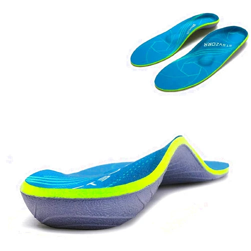 STSVZORR 220 lbs+ High Arch Support Insert Metatarsal Pad Pain Relief Men Women Plantar Fasciitis Insole Orthotic Flat Feet Heel Spur Comfort Standing All Day, Work Boots Shoe Insole