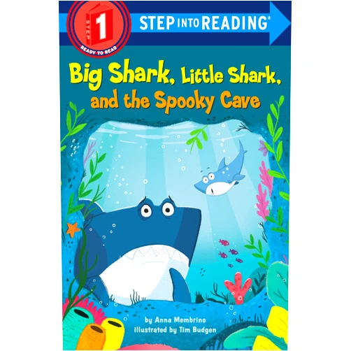Anna Membrino,Tim Budgen Big Shark, Little Shark, and the Spooky Cave (Step into Reading)