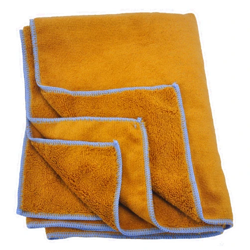 GroomTex Large Microfiber Pet Towel – Super Absorbent Bath & Drying Towel for Dogs, Cats (24 x 39 in. & 6.5 Sq Ft, Golden Brown)