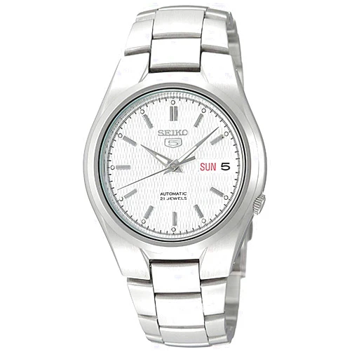 SEIKO Automatic Watch for Men 5-7S Collection - with Day/Date Calendar, Luminous Hands, Stainless Steel Case & Bracelet