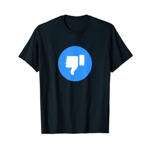 TnTees Thumbs Down Dislike Like Face Book Icon T-Shirt