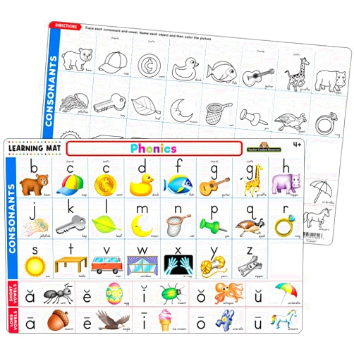 Teacher Created Resources Phonics Learning Mat