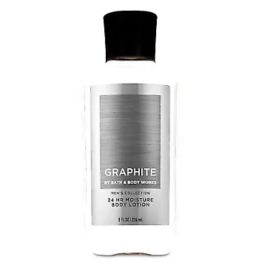 Bath and Body Works, Signature Collection Body Lotion Graphite For Men, 8 Ounce