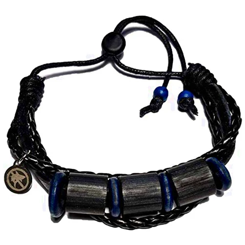 Shark OFF Proven Shark Repellent Jewelry | The Bimini – Repel Sharks with Patented Alloy Shark Repellent on Adjustable Leather Bracelet – NOT MAGNETIC, won’t damage sensitive electronics!
