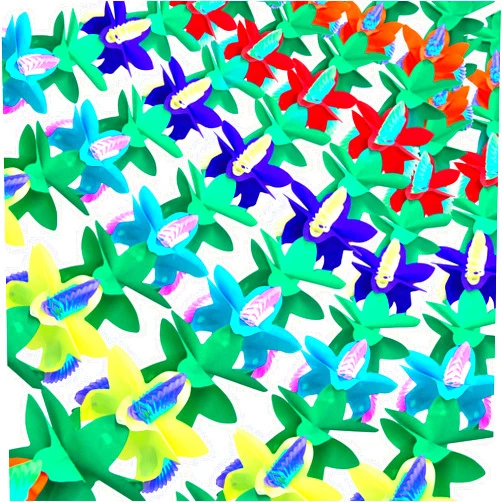 FUTUREPLUSX 6PCS Tropical Garland Party Decorations, 9.8 ft Multicolored Tissue Paper Hibiscus Flower Summer Banner for Birthday Beach Theme Luau Moana Hawaiian Party Supplies Jungle Decor