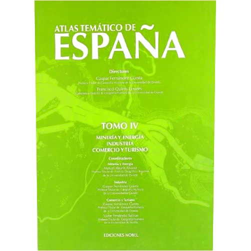 Gaspar Fernández Cuesta,Francisco Quirós Linares ATLAS TEMATICO DE ESPAÑA Nº 4: Cartoné