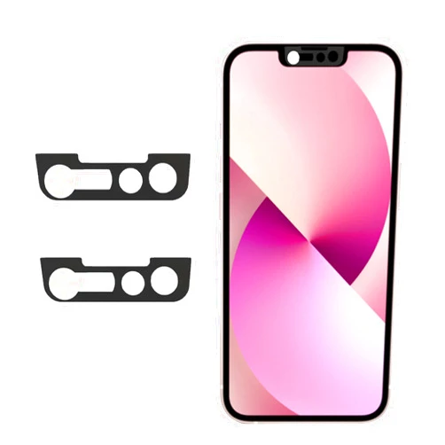 Peramarl Camera Cover Protector,Camera Lens Cover Compatible with iPhone 13/13Pro/13mini/13Pro Max,Camera Lens Protector Protect Privacy and Security（Silver）