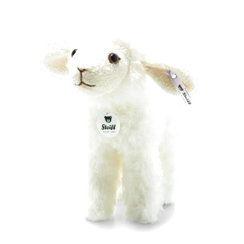 Steiff Anni Lamb 16 cm Cuddly Toy for Children Soft & Cuddly Washable Cream (074233)