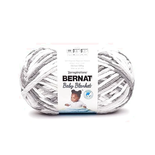 Bernat Baby Blanket BB Dapple Gray Yarn - 1 Pack