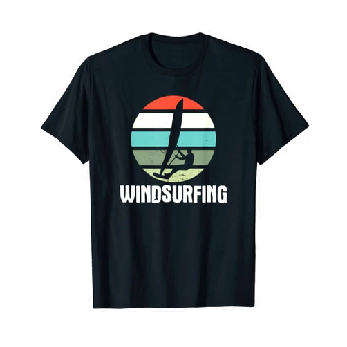 Cadeau windsurfer homme Vintage Voile Planche with Voile T-Shirt