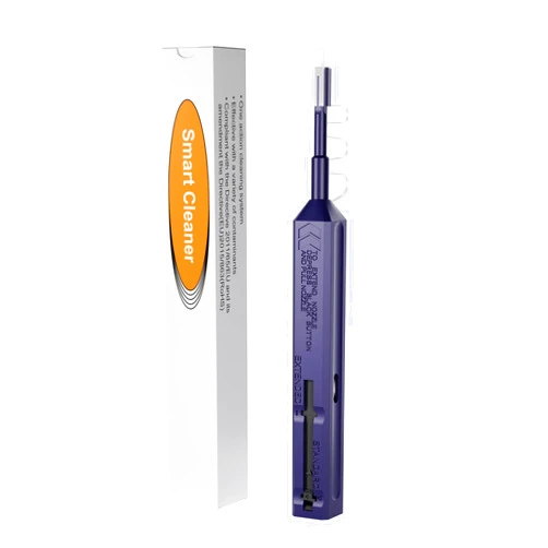 VANDESAIL LC Fiber Cleaner, Fiber Optic Cleaning Pen LC/MU one click fiber optic cleaner with 800+ Cleans For 1.25mm Male/Female Optical Adapters Ferrules