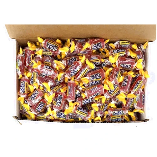 SECRET CANDY SHOP Jolly Rancher Hard Candy Bulk in Box (Individually Wrapped) (Cherry, 8oz)