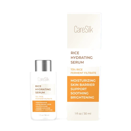 CARESILK Rice Face Serum - With Hyaluronic Acid, Niacinamide - 73% Rice Ferment Filtrate, Nourishing, Moisturizing Facial Serum - Rice Serum For Face - 30ml