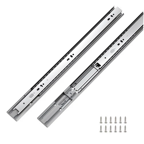 LONTAN Soft Close Drawer Slides 22 Inch Cabinet Drawer Slides 10 Pairs - Ball Bearing Drawer Slides Heavy Duty Full Extension Drawer Slides Dresser Kitchen, 100 LB Capacity