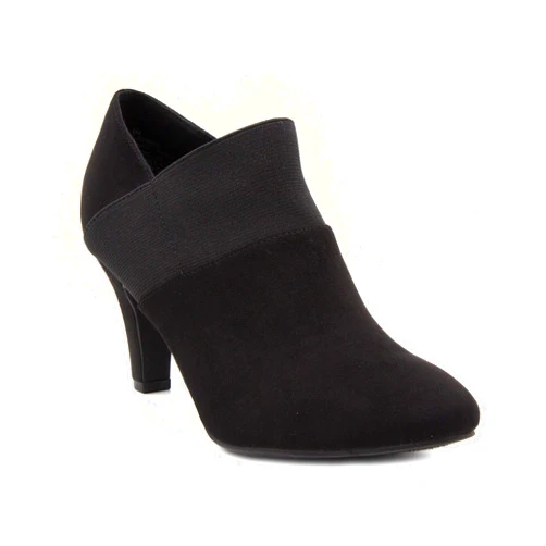 LONDON FOG Womens Bobbie Heel Ankle Booties