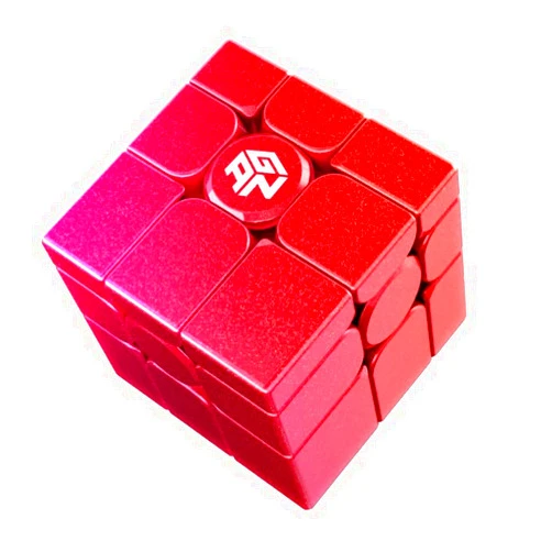 Cuberspeed gan Mirror Cube red UV Coated Speed Cube Fuchsia Red Gan Mirror Blocks Magnetic Cube Puzzle