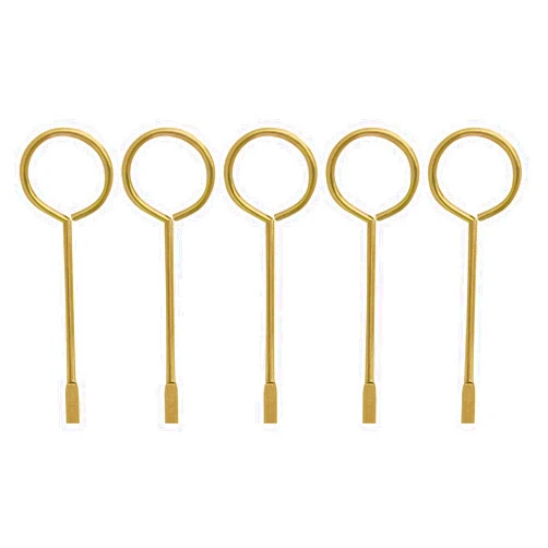 CF Living Interior Bedroom & Bathroom Door Emergency Keys Compatible with Kwikset Interior Levers - 5 Pack