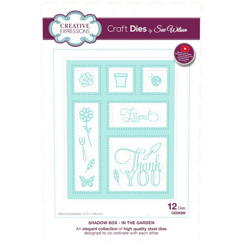Creative Expressions Sue Wilson Shadow Box-in The Garden