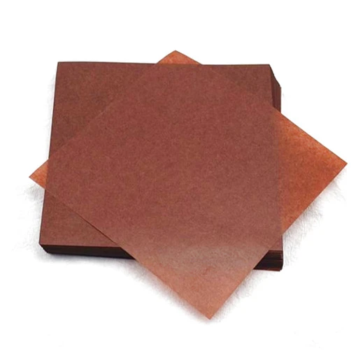 Nanaiche 100Pcs Wax Paper Sheets for Food, Basket Liners Food Picnic Paper Sheets Greaseproof Deli Wrapping Sheets, 8.6 x 8.6 Inch (coffee)