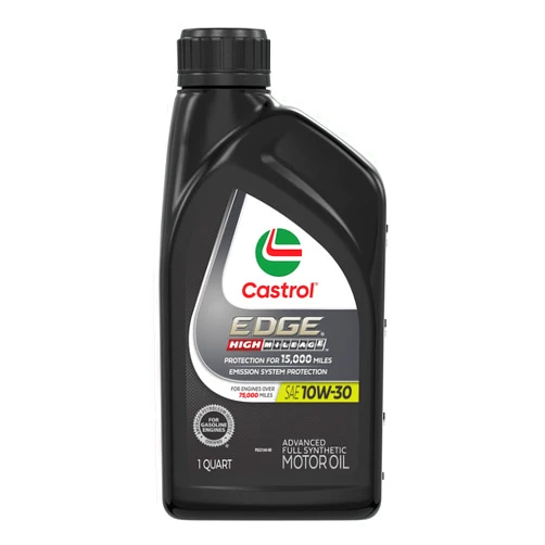 Castrol EDGE High Mileage 10W-30 Advanced Full Synthetic Motor Oil, 1 Quart