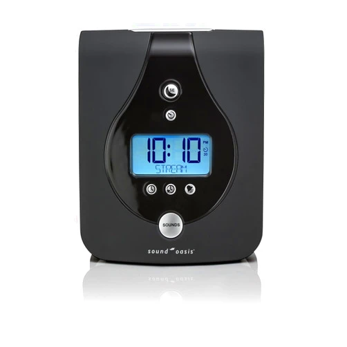 Sound Oasis Tinnitus Sound Therapy System, 24 Dr. Developed Sounds, Manage Tinnitus, Sleep Enhancement Lulls You to Sleep, Ear Ringing & Noise Relief, Privacy, Alarm w/Chime, Auto-Off Sleep Timer