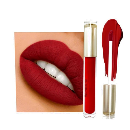 Ilembane Wine Red Liquid Lipstick - Long Lasting, Smudge Proof, Transfer Resistant Lip Color,Waterproof, Non-Transfer Formula (Bold Horizon)