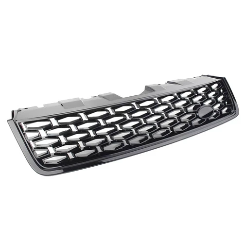 YILINGYI Glossy Black ABS Front Racing Grill Compatible With Discovery Sport L550 LR066143 2015 2016 2017 2018
