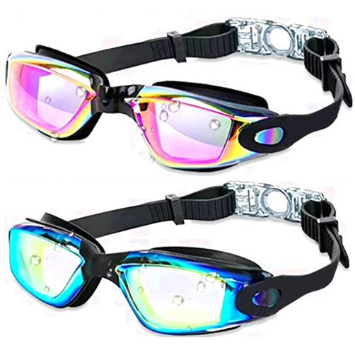 ALLPAIPAI Kids Swim Goggles, Pack of 2 Swimming Goggles for Kids Children Boys & Girls Teens Age 3-18