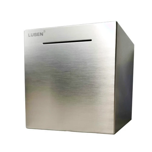 LUSEN Safe Piggy Bank Made of Stainless Stell,Safe Box Money Savings Bank for Kids,Can Only Save The Piggy Bank That Cannot be Taken Out