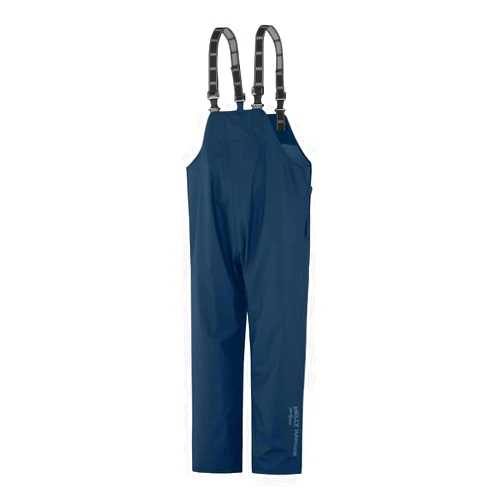 Helly-Hansen Workwear Mandal Waterproof Bib Overalls for Men Made of Durable PVC-Coated Polyester, Breathable and Adjustable