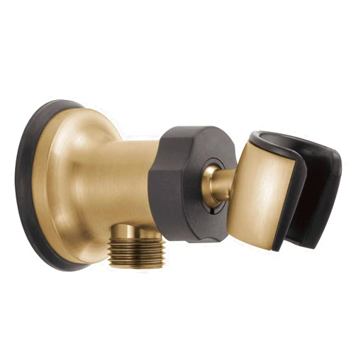 DELTA FAUCET U4985-CZ-PK Elbow Wall Supply Hand Shower Mount, Champagne Bronze