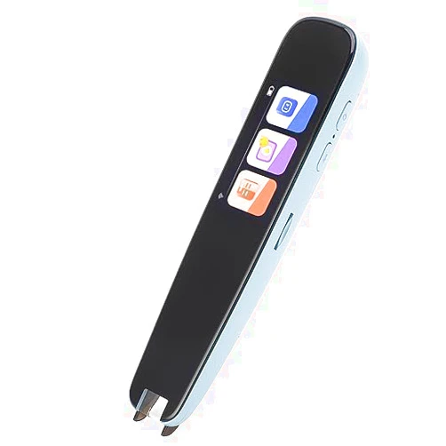 Diydeg Pen Scanner, Dictionary Mobile Scanner Translator, Portable OCR Digital Scanning Translation Pen, 1.97 Inch Touchscreen Scan Reader Pen for Chinese English Language Learner
