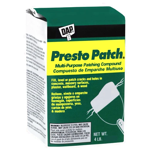 Dap 58505 Presto Patch Multi Purpose Patching Compound, 4-Pound