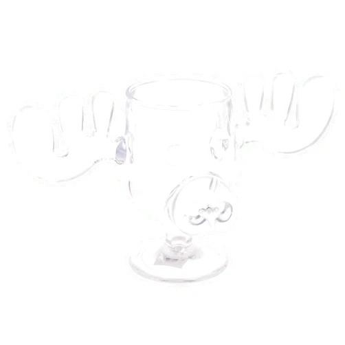 Spoontiques - National Lampoon’s Christmas Vacation Acrylic Moose Cup - Griswold Moose Mug - 4.5” - 6 Ounce,Clear