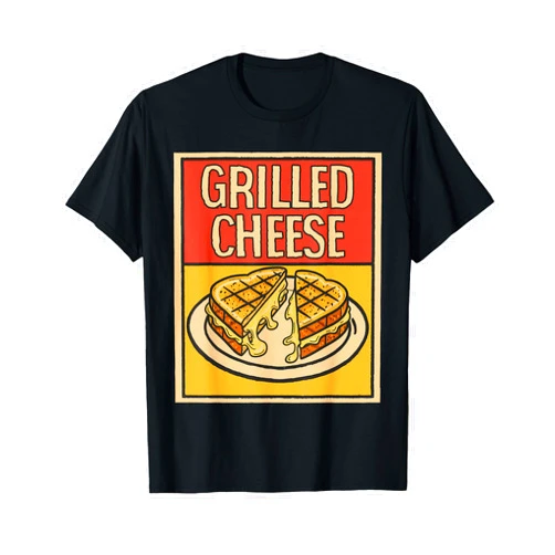 Melted Grilled Cheese Cooking Foodie Grilled Cheese Lover Food Lover Foodie Sandwich Cooking Chef T-Shirt