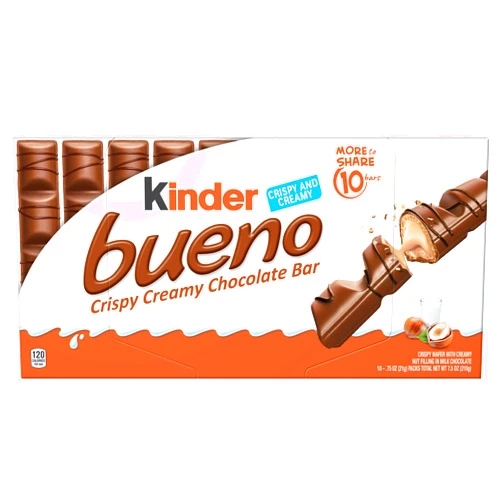 Kinder Bueno Crispy Creamy Chocolate Bars, 7.5oz, 210g