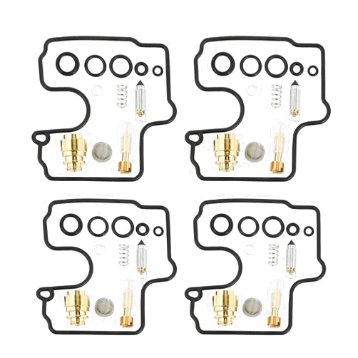 BGTR 4 Set Motorcycle Carburetor Repair Kit Carb Rebuild Part Compatible with Kawasaki Ninja ZX6R 1998-2002 ZZR600 ZX 600 2005-2008