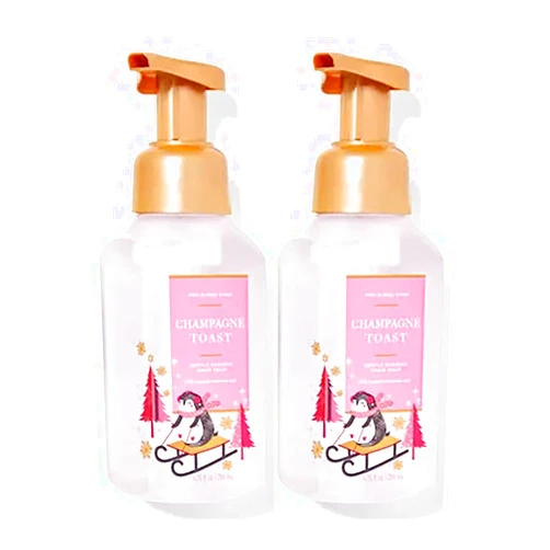 Bath & Body Works Bath and Body Works Champagne Toast Gentle Foaming Hand Soap 8.75 Ounce 2-Pack (Champagne Toast)