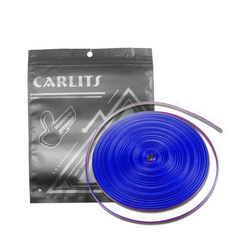 CARLITS 33ft 22AWG 4pin RGB Extension Cable Electric Wire 22 Gauge 10m Cord Line Connector 4 Conductors for RGB LED Strip 5050 3528