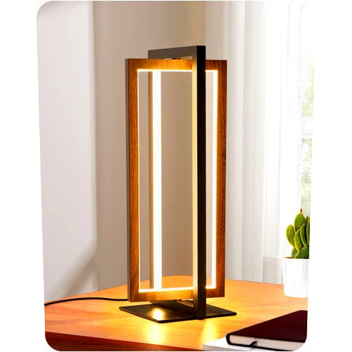 EDISHINE Modern LED Table Lamp, Stepless Dimmable Minimalist Bedside Lamp, MAX 750LM, 3 Color Temperature, Switch Control Nightstand Lamp for Living Room Bedroom, Angle Adjustable