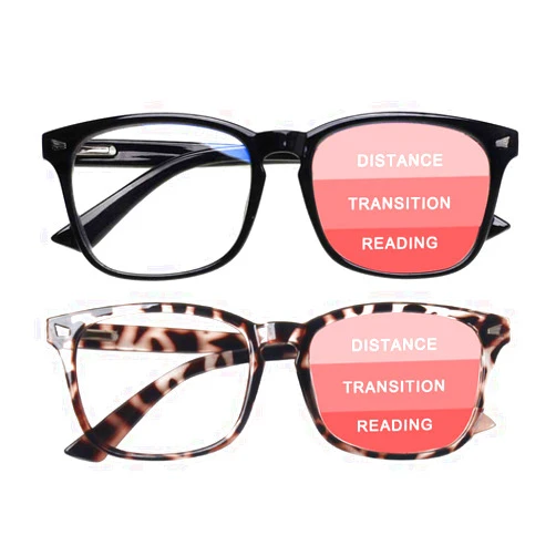 SIGVAN Progressive Multifocal Computer Glasses Women Men Blue Light Blocking Reading Glasses Spring Hinge Readers (2 Mix, 2.0)