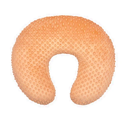 OWLOWLA Minky Nursing Pillow Cover, Breastfeeding Pillow Slipcover Fits Nursing Pillow for Baby Boy Girl(Caramel)