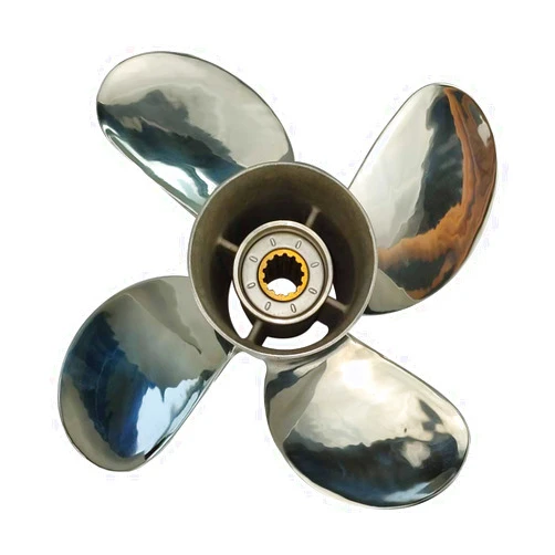 ARKDOZA 4 Blades Stainless Steel Propeller 11 5/8x11 11 5/8x12 for Yamaha 25-60HP Outboard 13 Tooth