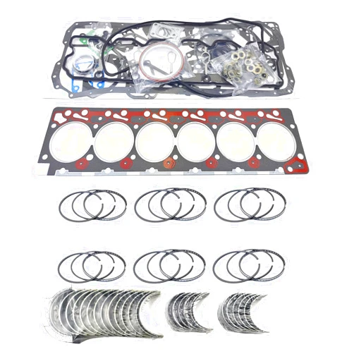 HAOSHUN ISB5.9 Engine Full Gasket Set Rings Bearings for Cummins ISB5.9 DI 24 Valves Direct Injection Engine STD ISB5.9 Bearing kit set ISB5.9 piston ring set