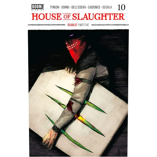 By James TynionIV (Author), Sam Johns (Author), Letizia Cadonici Werther Dell'Edera (Illustrator) & 0 more Rated Comics acrylic backer with House of Slaughter #10 Variant cover by Werther Dell'Edera