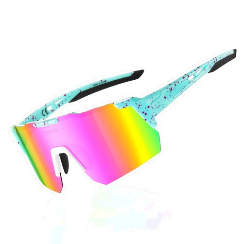 HNJOKE Sports Polarized Sunglasses, UV 400 Protection Sunglasses Women, Mens Sunglasses for Cycling, Biking, Running