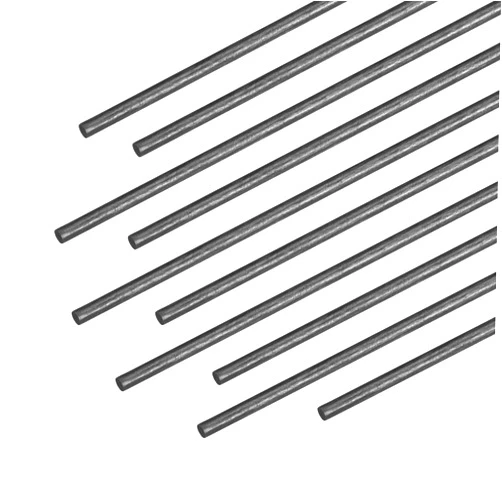 uxcell Carbon Fiber Rod for RC Airplane DIY Craft 1mm Matte Pole 400mm 15.7 Inch, 10pcs